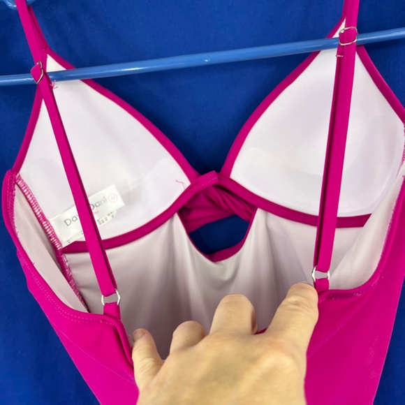 •DAVI & DANI•| Bright Pink One Piece Bathing Suit - Picture 6 of 13